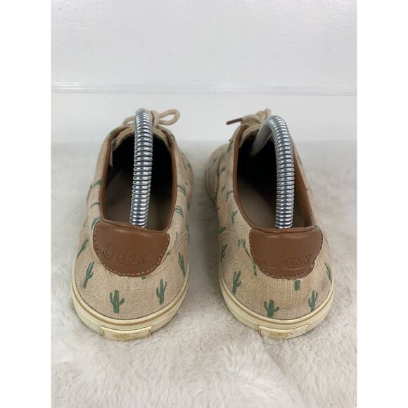 G.H. Bass & Co. Womens Cactus Print Canvas Lace-Up Sneakers Size 8.5M - Picture 4 of 10
